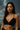 Elegant Black Crochet Bikini Bralette Soft Breathable Cotton Yarn