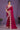 Rani Color Gorgeous Satin Silk Party Style Two Tone Saree