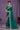 Attractive Satin Silk Party Style Two Tone Saree In Teal Color