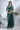 Ready To Wear Green Ombre Sequins Work Satin Silk Saree