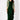 Stunning Dark Green Satin Silk Heavy Sequins Embroidered Party Wear Pre Draped Saree With Stitched Blouse