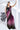 Dazzling Wine Color Ready To Wear Saree In Satin Silk Fabric