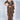 Classic Brown Color Ready To Wear Saree In Crepe Fabric