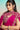 Premium Rani Satin Silk Heavy Sequins Pre Draped Saree With Corset Blouse And Cape