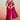 Wedding Wear Rani Satin Silk Ready To Wear Saree With Sequins Embroidery And Stylish Blouse