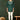 Dark Green Color Viscose Blend Fabric Casual Readymade Embroidered Short Top