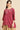 Soothing Embroidered Work On Pink Color Rayon Fabric Readymade Short Kurti