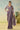 Lavender Wedding Wear Satin Silk Border Work Readymade Saree
