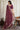 Wine Radiance Bandhani Print Georgette Saree