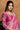 Premium Organza Satin Border Work Pink Saree