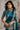 Embroidered Border Work Satin Teal Function Wear Readymade Saree