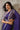 Embroidered Border Work Satin Purple Readymade Saree For Function Wear