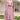 Solid Fancy Fabric Readymade Suit In Pink Color