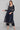 Vichitra Silk Fabric Navy Blue Color Spectacular Readymade Kurti With Bottom