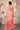 Peach Color Border Work Linen Fabric Saree