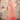 Peach Color Border Work Linen Fabric Saree
