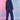 Exclusive Rayon Viscose Fabric Party Wear Designer Readymade Co-Ord Set In Navy Blue Color