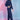 Exclusive Rayon Viscose Fabric Party Wear Designer Readymade Co-Ord Set In Navy Blue Color