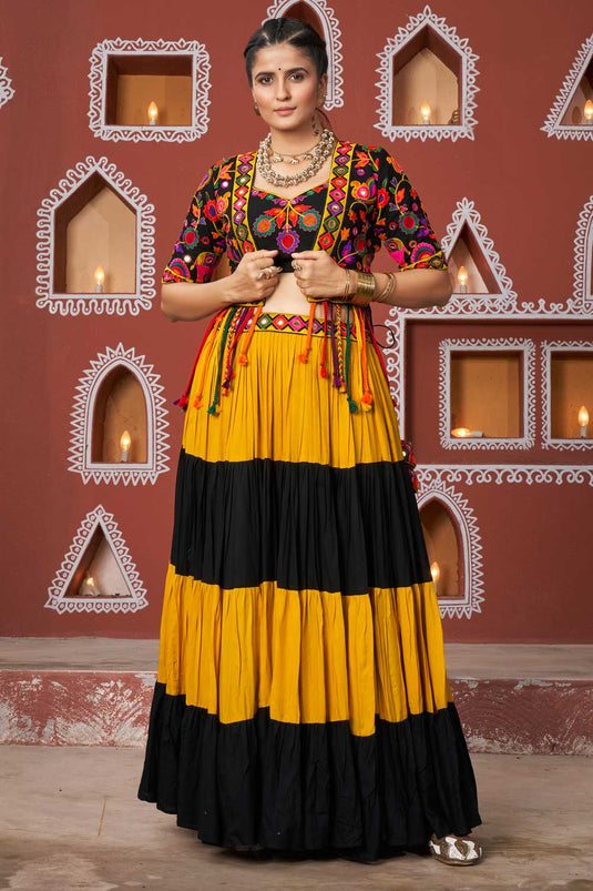 Awesome Readymade Lehenga Choli With Jacket In Multi Color