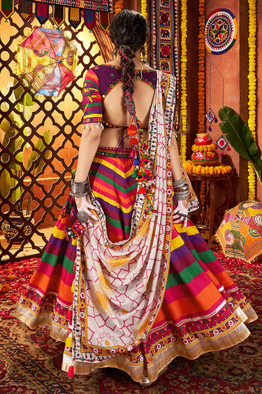 Navratri Special Designer Printed Kediyu Lehenga With Dupatta