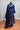 Navy Blue Color Art Silk Foil Print Readymade Palazzo Suit