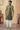 Moss Green Color Silk Fabric Readymade Men Indo Western