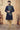 Silk Fabric Navy Blue Color Festive Wear Trendy Readymade Men Indo Western