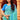 Excellent Chiffon Fabric Cyan Color Saree With Printed Work