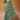 Attractive Embroidered Georgette Saree In Sea Green Color
