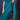 Blazing Teal Color Border Work Fancy Fabric Saree