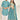 Trendy Sequins Work Cyan Color Georgette Couple Wear Set
