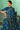 Teal Color Silk Fabric Engaging Saree With Printed Work