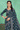 Excellent Silk Fabric Dark Teal Color Saree With Printed Work