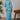 Cyan Color Georgette Fabric Engaging One Minute Saree With Embroidered Work