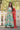 Function Wear Printed Sky Blue Color Fashionable Gown With Dupatta In Art Silk Fabric