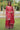 Chinon Fabric Red Color Readymade Palazzo Salwar Suit