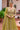 Embroidery Work Olive Readymade Long Top And Skirt