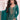 Nidhi shah Tempting Viscose Fabric Teal Color Salwar Suit