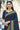 Navy Blue Premium Crepe Silk Saree