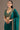 Premium Ethnic Teal Saree With Embroidred Border Work
