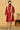 Red Color Silk Fabric Function Wear Readymade Kurta Pyjama For Men