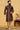 Brown Silk Fabric Sangeet Wear Trendy Readymade Kurta Pyjama For Men