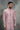 Silk Fabric Pink Wedding Wear Readymade Indo Western For Men