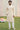 Cotton Fabric Printed Beige Readymade Kurta Pyjama For Men