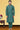 Reception Wear Attractive Kurta Pyjama For Men In Teal Dhupion Fabric