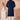 Navy Blue Color Sequins Embroidery Engaging Georgette Fabric Festive Wear Readymade Kurta Pyjama For Men