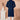 Georgette Fabric Attractive Readymade Kurta Pyjama For Men In Navy Blue Color