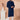 Georgette Fabric Attractive Readymade Kurta Pyjama For Men In Navy Blue Color