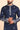 Navy Blue Viscose Silk Embroidered Festive Kurta Pyjama