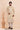 Beige Viscose Silk Wedding Function Embroidered Kurta Set